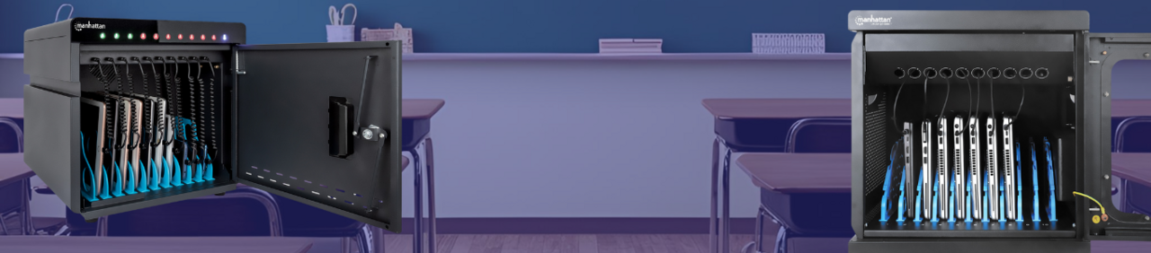 Oplaadkasten en oplaadkarren van Manhattan Oplaadkasten en oplaadkarren van Manhattan