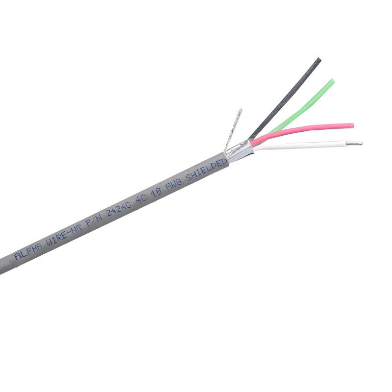 Alpha Wire 2424C grijs