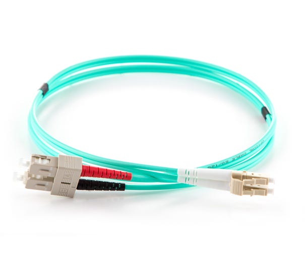 OM3 LC - SC Multimode Duplex Patchcord
