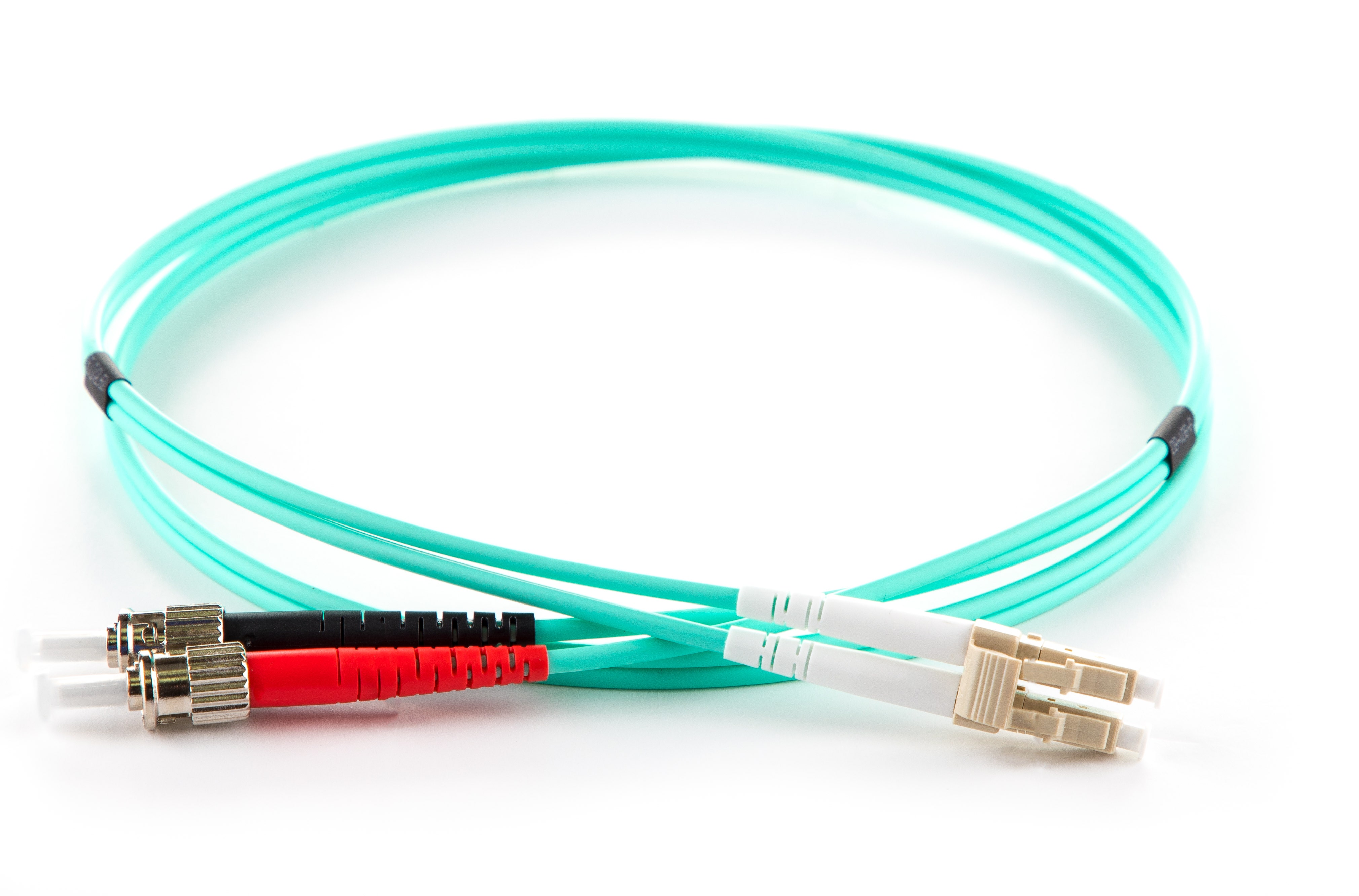 OM3 LC - ST Multimode Duplex Patchcord