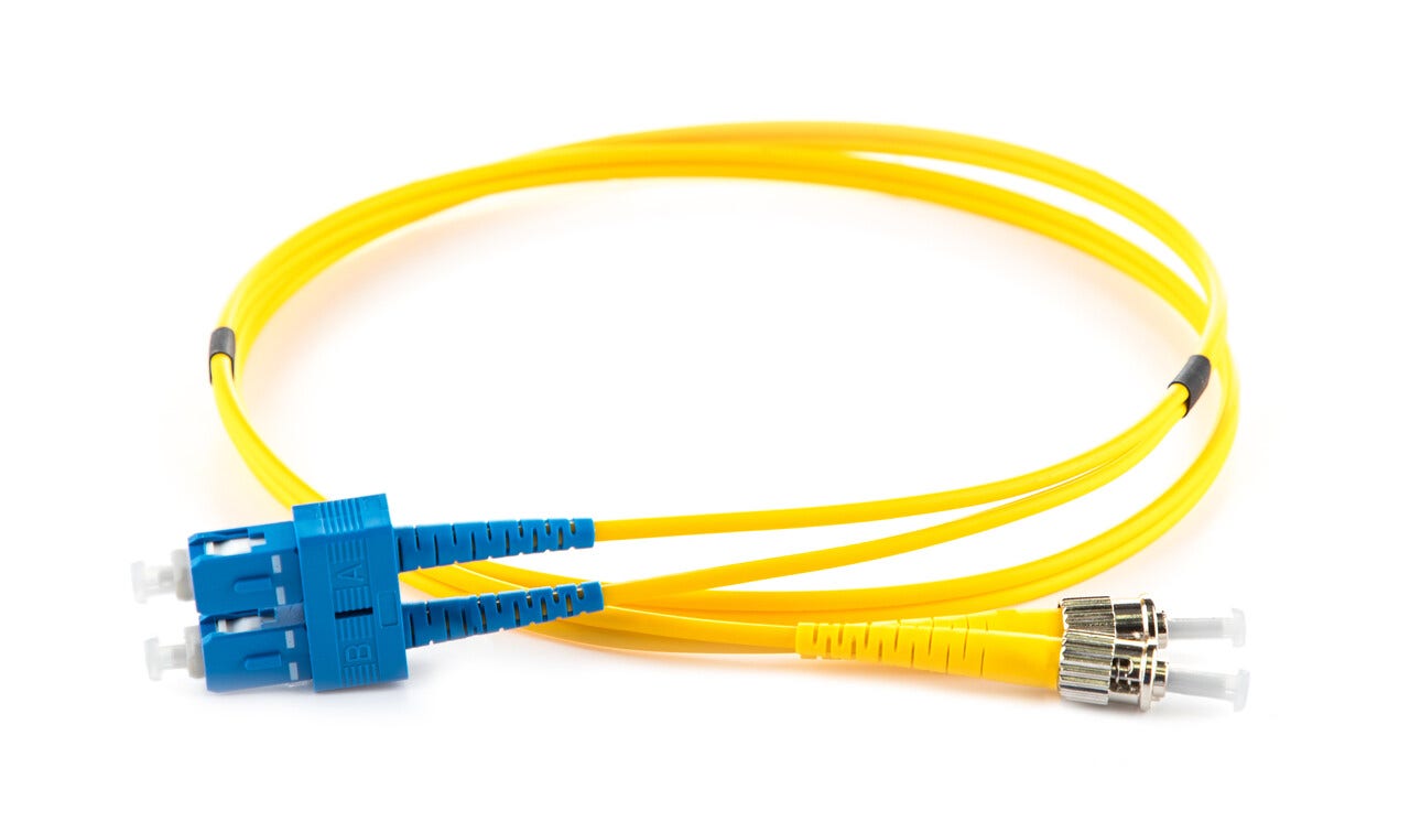 OS2 SC - ST Singlemode Duplex Patchcord