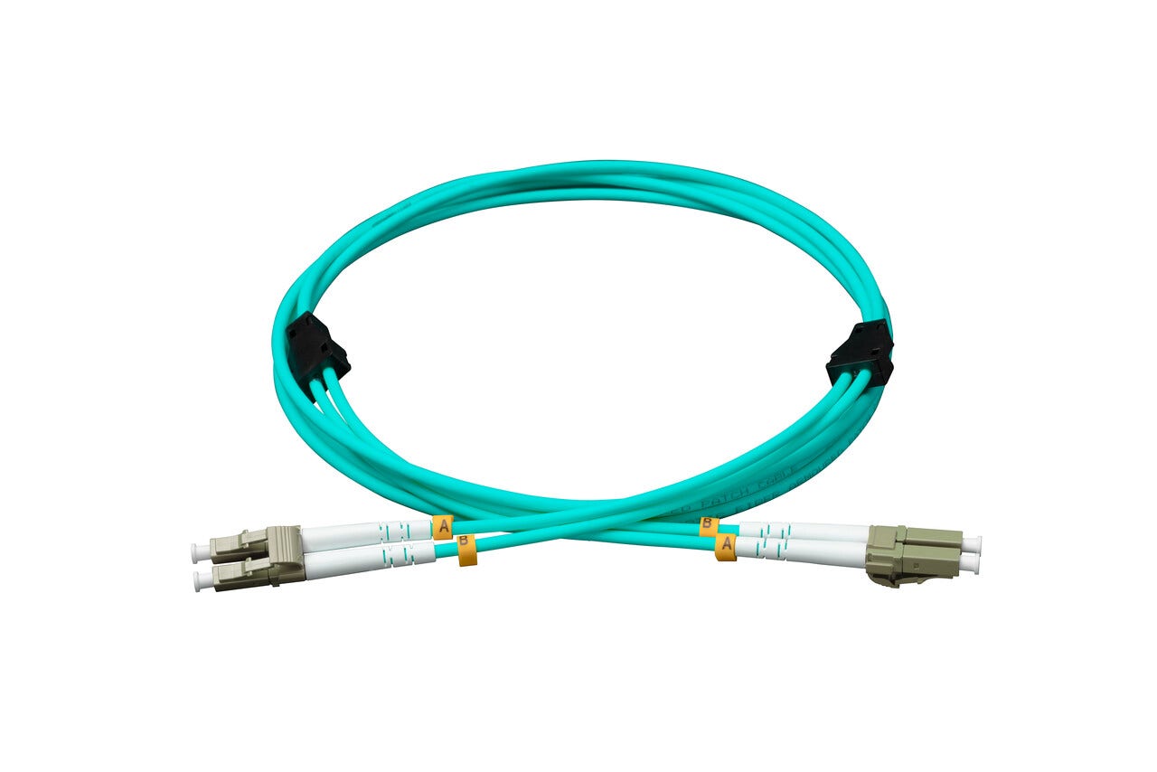 OM3 LC - LC Armoured duplex patchcord