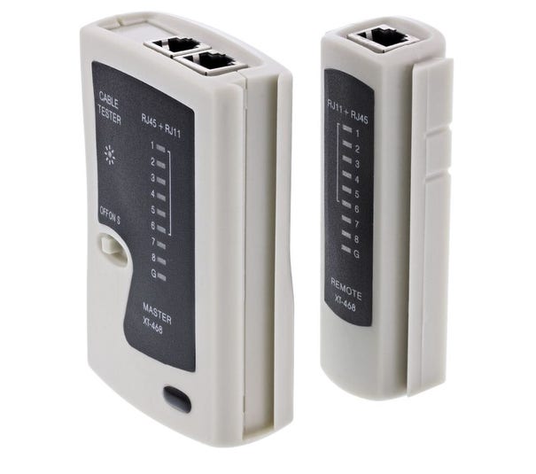 RJ45 tester zij aanzicht