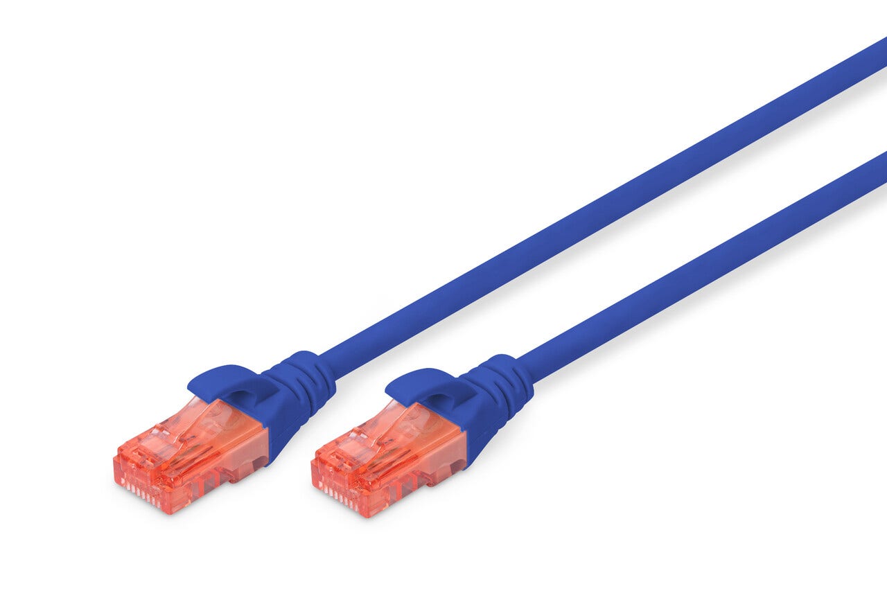 Cat.6 UTP RJ45 patchkabel blauw