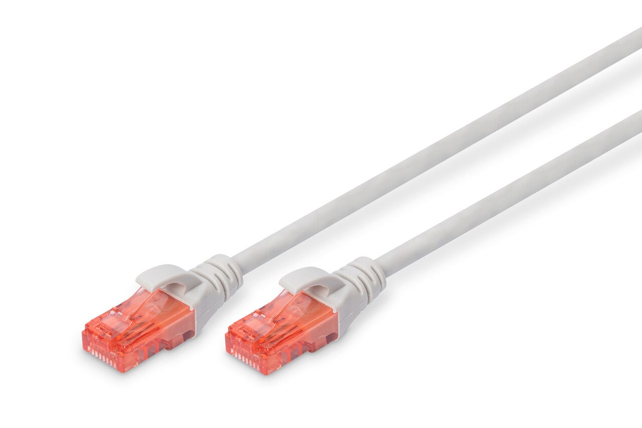 Cat.6 UTP RJ45 patchkabel grijs