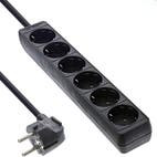 Stekkerdoos 6 voudig zonder schakelaar