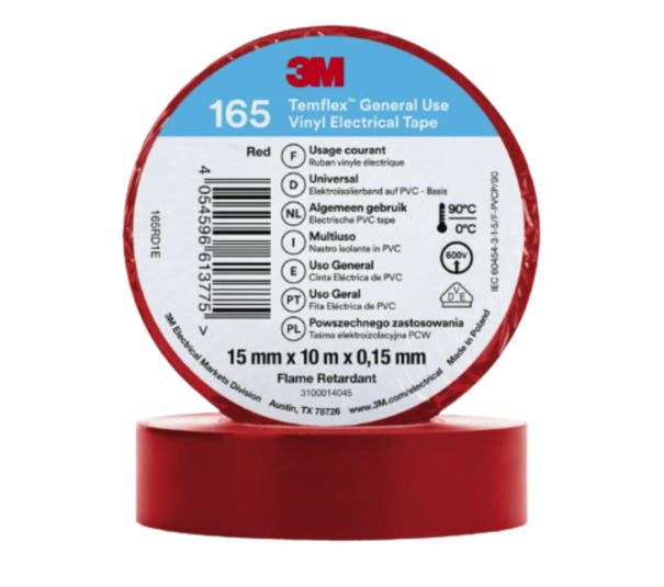 Temflex 165 rood