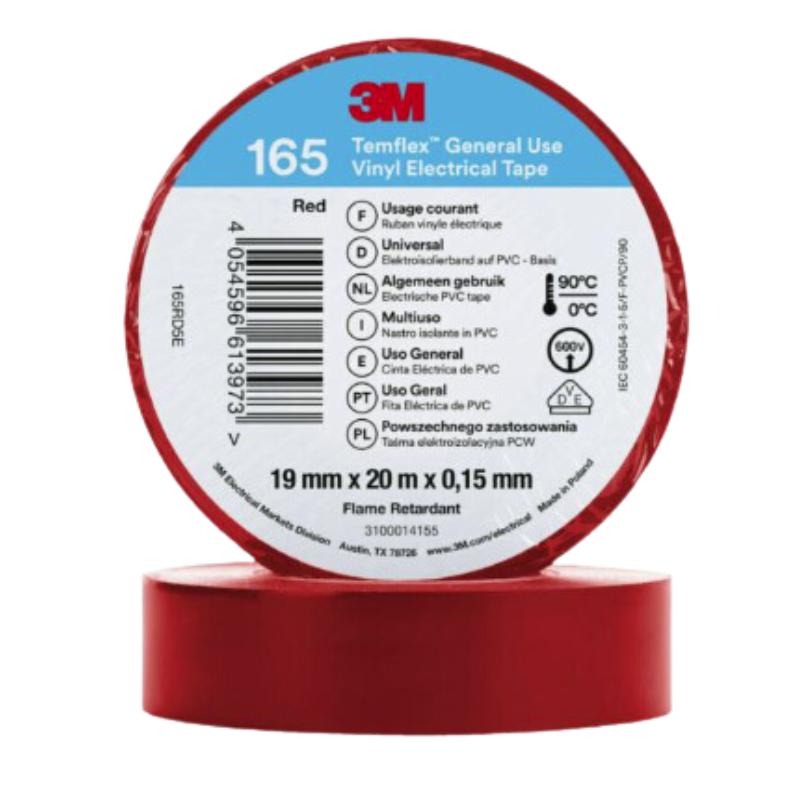 Temflex 165 rood 19 x 20