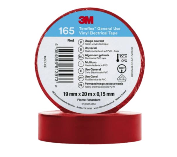 Temflex 165 rood 19 x 20