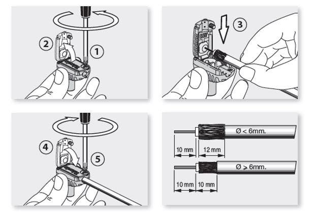 HQ IEC Male connector A instructie