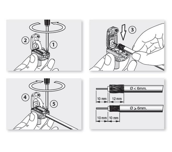 HQ IEC FeMale connector A instructie