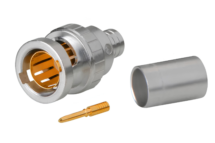 15967 - BNC HD connector rearTWIST disassembled zonder tule tbv 1855enh Neutrik NBNC75BFG7-D