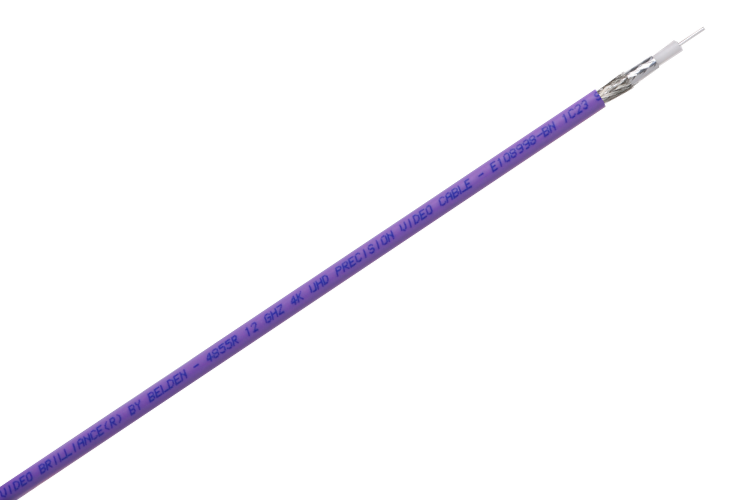 30282 - Coaxkabel 4K 12G-SDI Belden 4855R Violet
