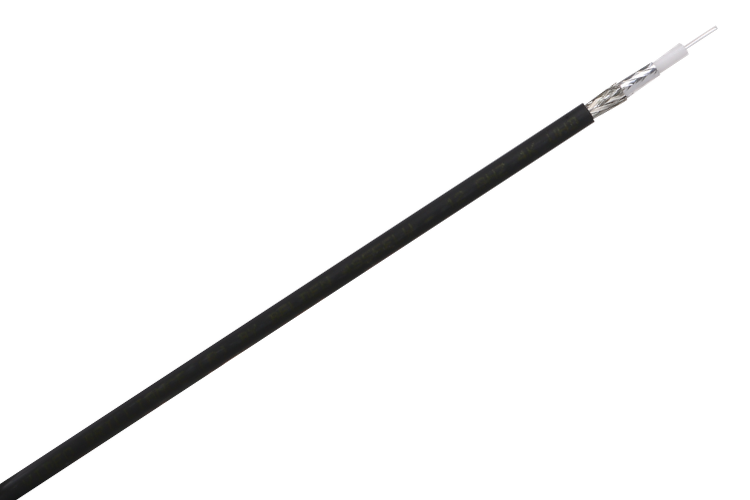 32058 - Coaxkabel 4K 12G-SDI Belden 4855ELW Zwart