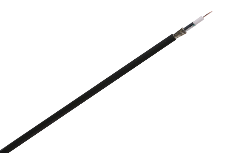 36110- Coaxkabel 3G 6G HD-SDI Belden 1855ELW Zwart