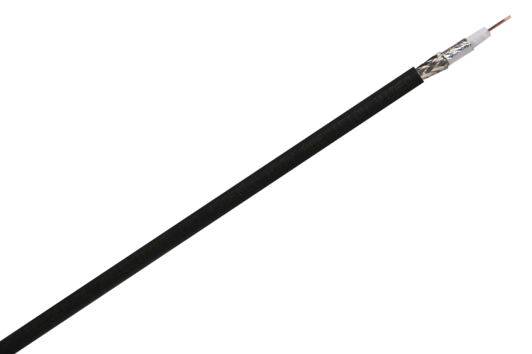 37027 - Coaxkabel 3G 6G HD-SDI LSZH Belden 1505ELW Zwart