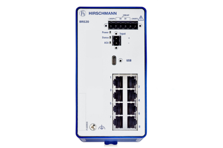 Hirschmann managed switch BRS20-8TX
