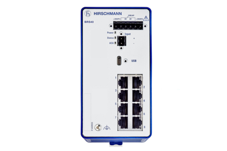 Hirschmann managed switch BRS40-8TX