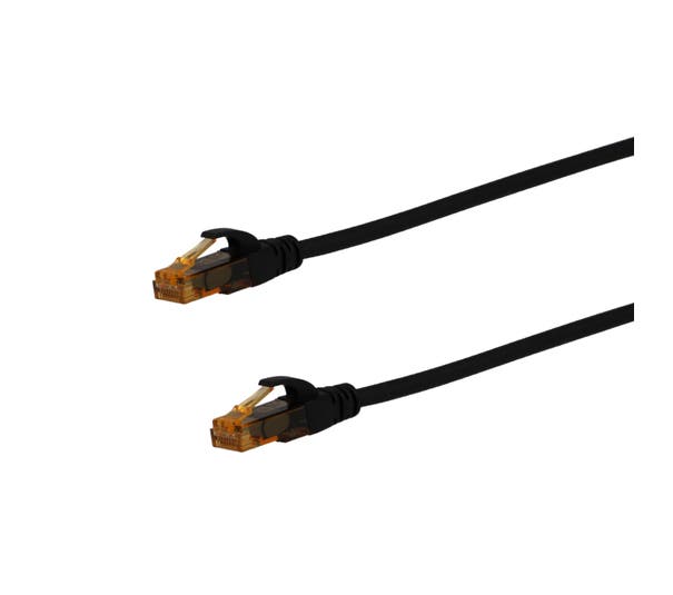 RoCat RJ45 patchkabel zwart