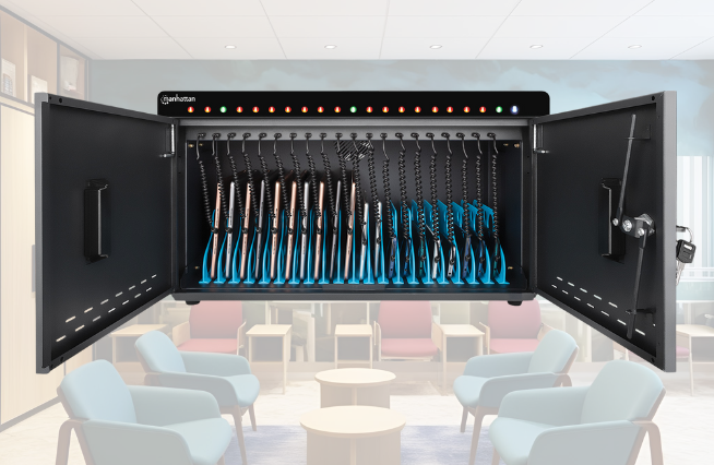20 poorts USB-C oplaadkast