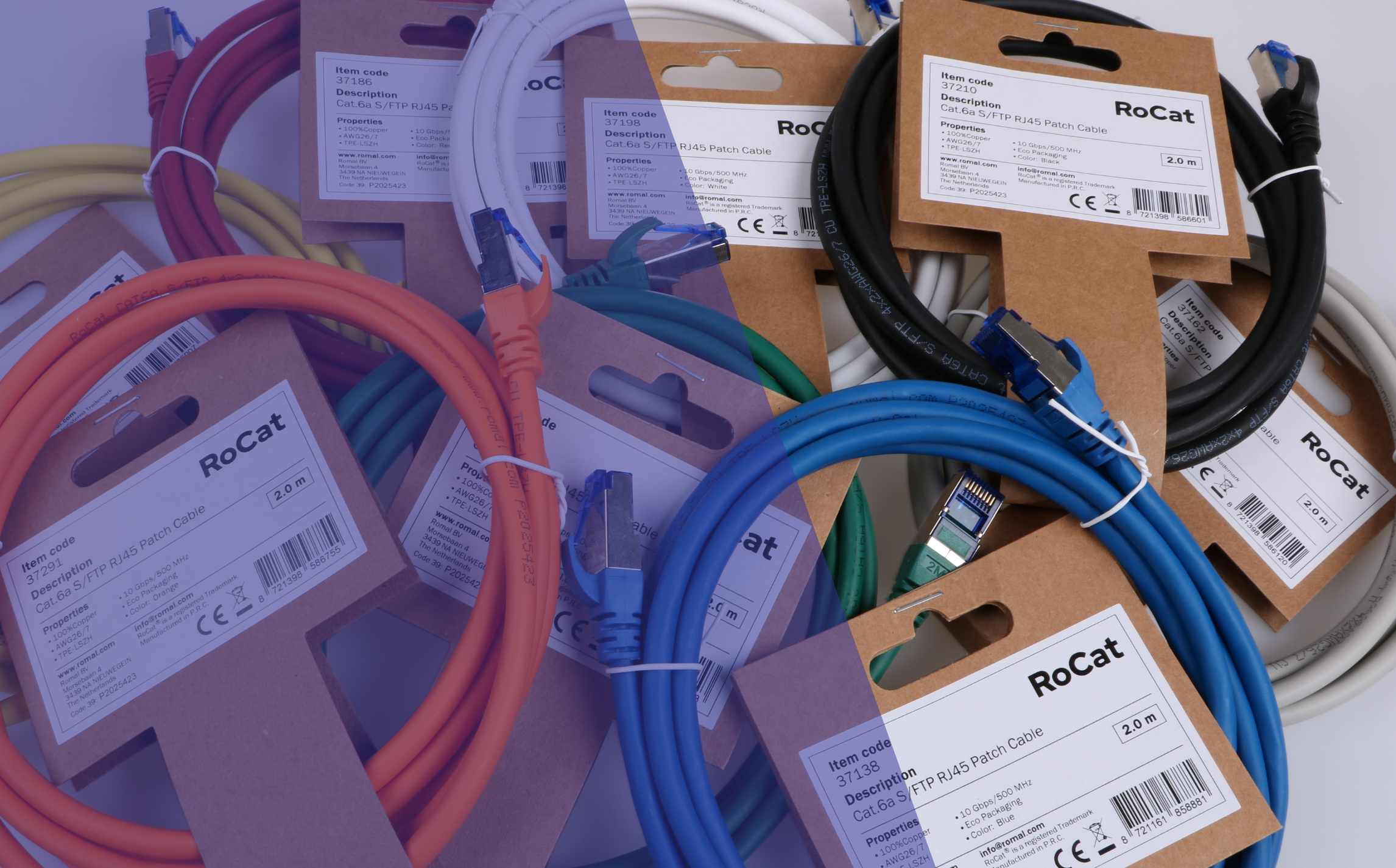 RoCat Cat.6A Patchkabels