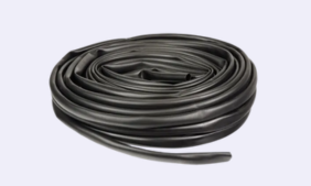 PVC kous 1 mm zwart